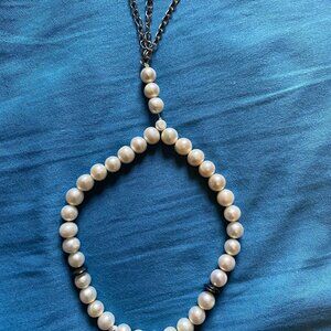White Real Pearl Stone Muslim Misbaha Tasbih 33 prayer beads Religion Rosary